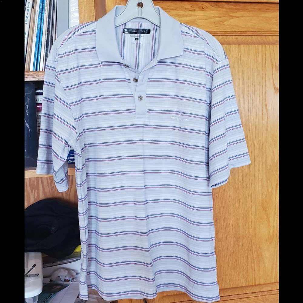 Pebble Beach dry-luxe moisture wicking golf polo